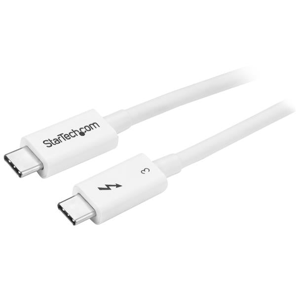 STARTECH CONSIG CABLE 0.5M THUNDERBOLT 3 USB-C CABL BLANCO COMPATIBLE DISPLAYPORT