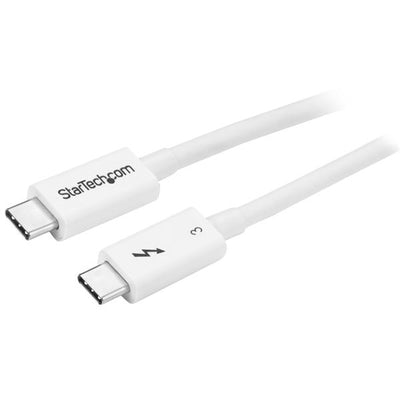 STARTECH CONSIG CABLE 0.5M THUNDERBOLT 3 USB-C CABL BLANCO COMPATIBLE DISPLAYPORT