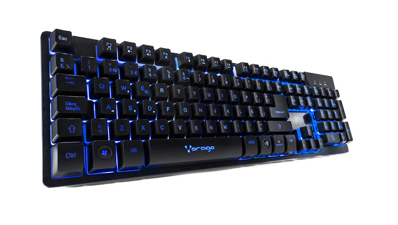 KB-502 Teclado Vorago, Alámbrico, USB, Negro (Español)