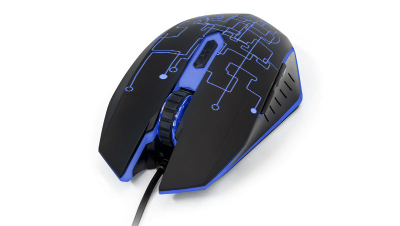 Ratón MO-501 Vorago, Alámbrico, USB, 3200DPI, Negro