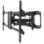 Soporte de pared para pantallas de 37" a 90" con movimiento articulado ajustable para girar, inclinar, o nivelar de color negro