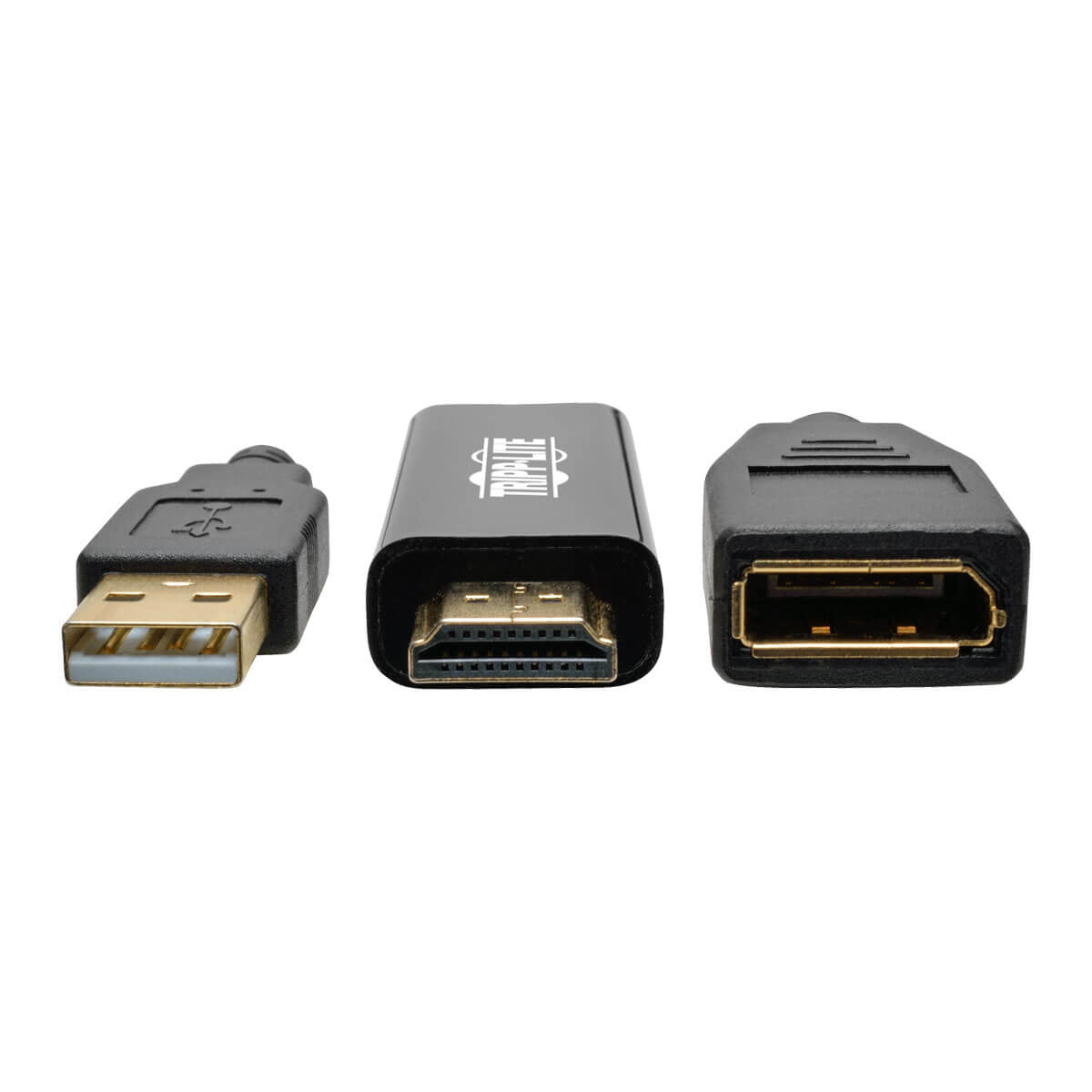 Adaptador Tripp Lite P130-06N-DP-V2, HDMI Macho - DisplayPort/USB A Hembra, 15cm, Negro