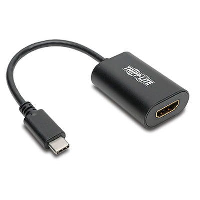 Adaptador USB Tripp Lite U444-06N-HD4K6B, C Macho - HDMI 4k Hembra, Compatibilidad con Thunderbolt 3, Negro