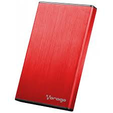 HDD-201-RD Vorago Gabinete de Disco Duro HDD-201, 2.5'', SATA, USB 3.0, Rojo