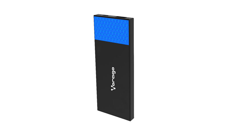 VORAGO POWER BANK VORAGO PB-200 3800 MBATT AH 1 USB NEGRO/AZUL