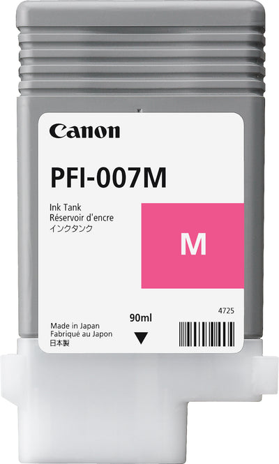 CANON CARTUCHO INKJET PFI-007 M MAGENINK DE 90ML P PLOTTER IPF670E
