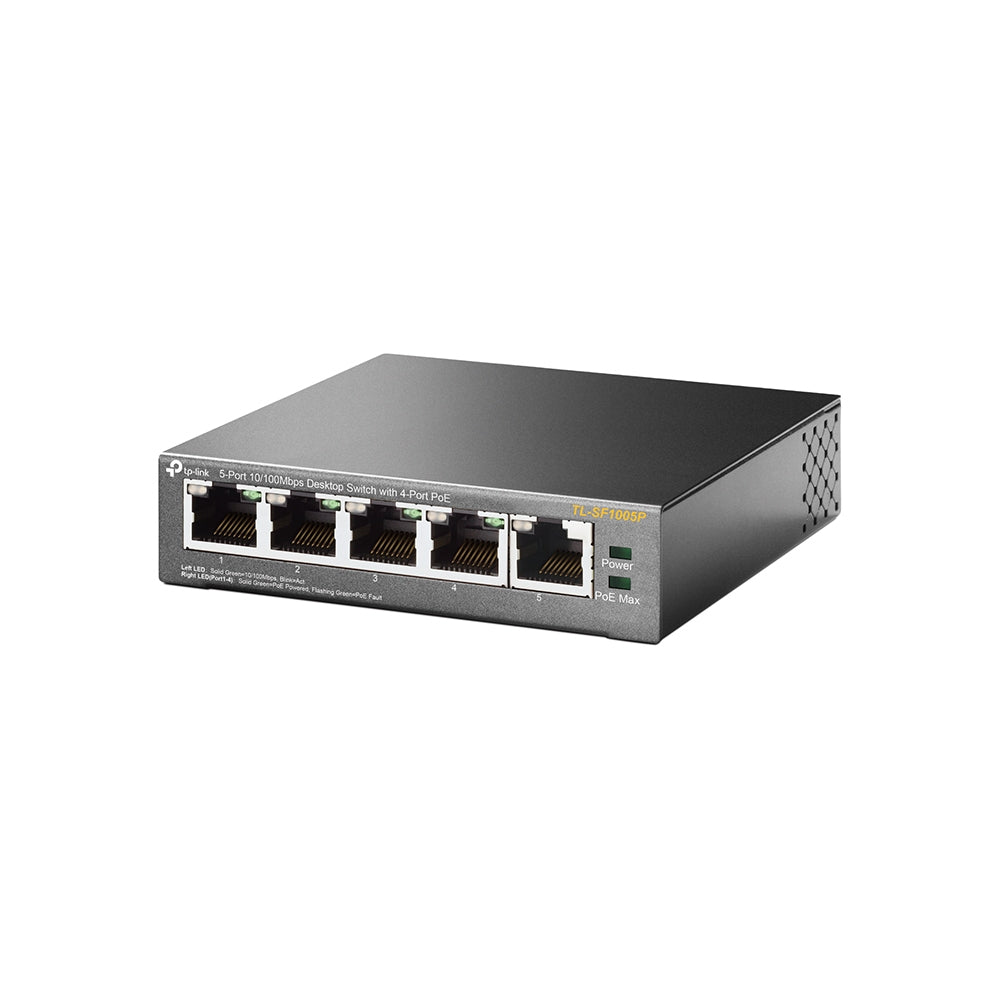 TP-LINK SWITCH DE ESCRITORIO DE 5 PTOS PERP ETHERNET CON 4 PTOS POE SIN ADMI