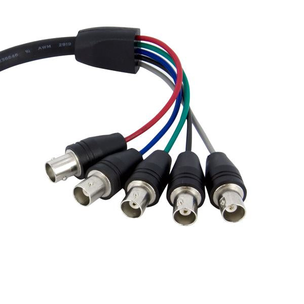 STARTECH CONSIG CABLE DE 30CM COAXIAL VGA A 5 CABL BNC RGBHV PARA MONITOR