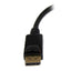 Adaptador convertidor de video STARTECH DisplayPort™ a HDMI® - Cable DP Pasivo - 1920x1200 - 1 x 19-pin HDMI Digital Audio/Video - Female - Negro