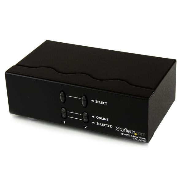 STARTECH CONSIG SELECTOR AUTOMATICO VIDEO VGA ADAP DE 2 PUERTOS 2X1 250MHZ