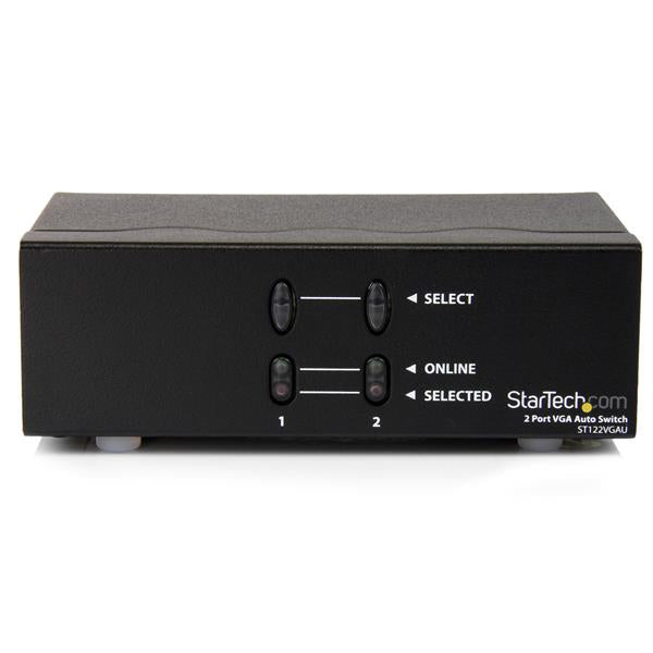 STARTECH CONSIG SELECTOR AUTOMATICO VIDEO VGA ADAP DE 2 PUERTOS 2X1 250MHZ