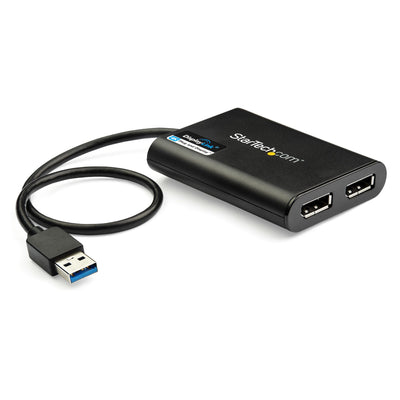 STARTECH CONSIG ADAPTADOR DE VIDEO EXTERNO ADAP USB 3.0 A DISPLAYPORT DOBLE 4K60