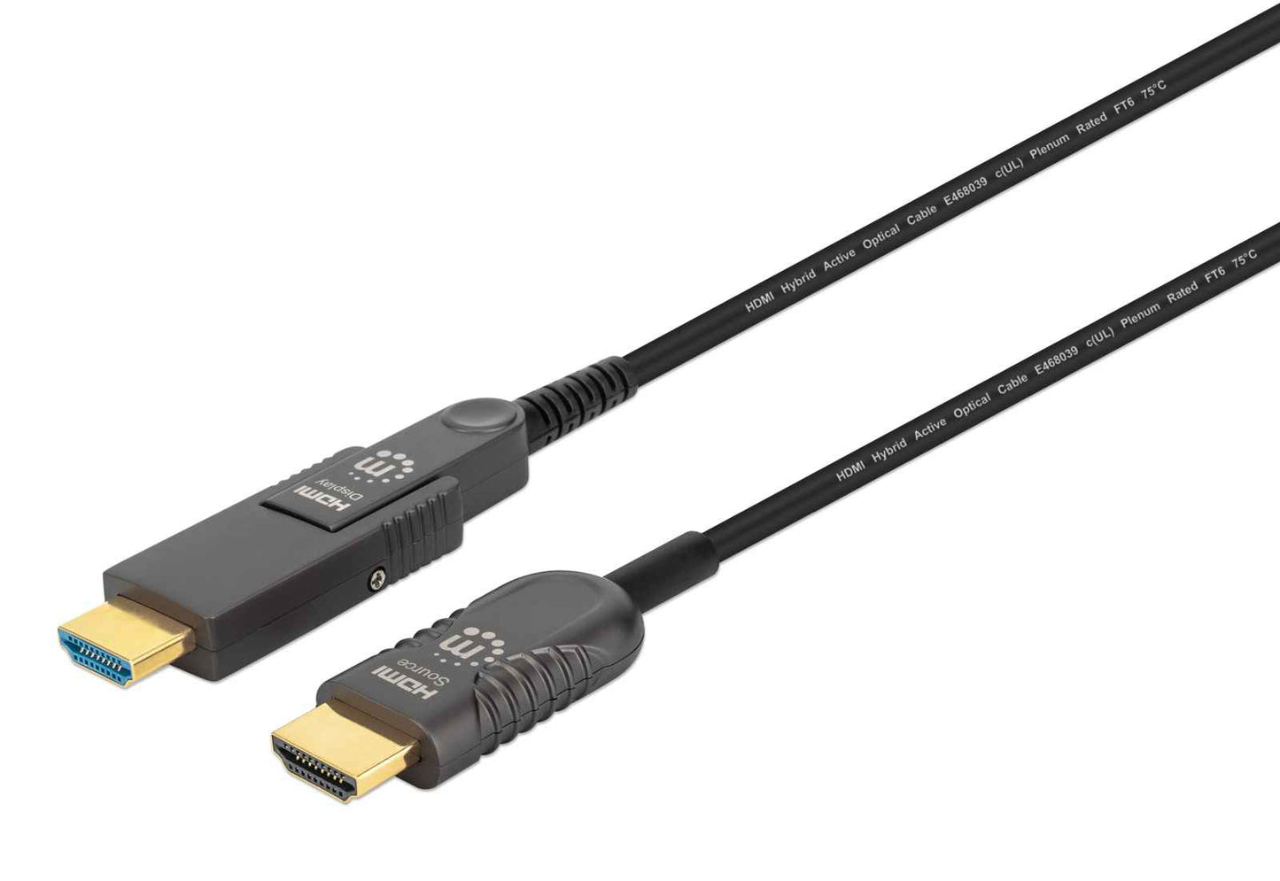 INTRACOM CABLE HDMI FIBRA OPTICA M-M 4KCABL 60HZ 20.0M CONECTOR DESMONTABLE CABLE HDMI FIBRA OPTICA M-M 4K 60HZ 20.0M CONECTOR DESMONTABLE