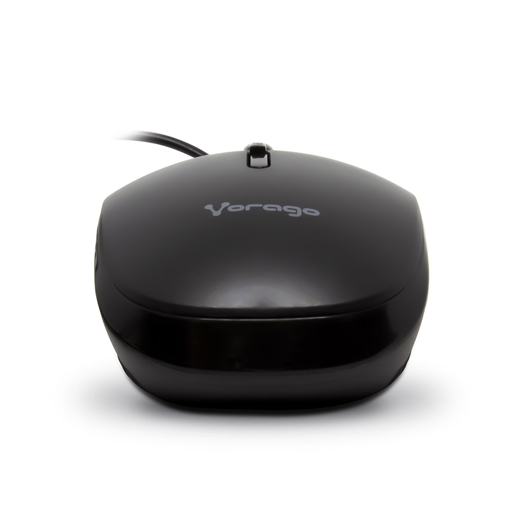 Mouse óptico MO-100 Vorago, Alámbrico, USB, 1000DPI, Negro