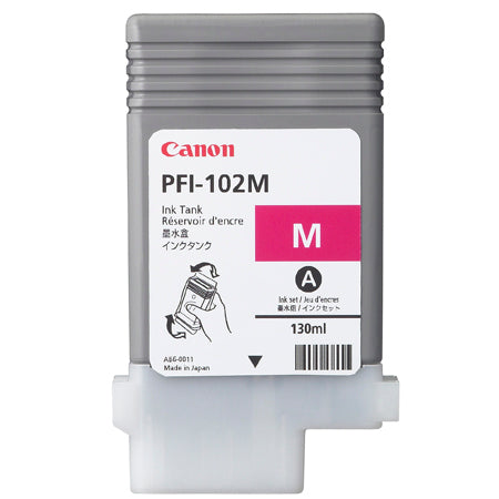 CANON CARTUCHO INKJET PFI-102 M MAGENINK 130ML PARA PLOTTER IPF