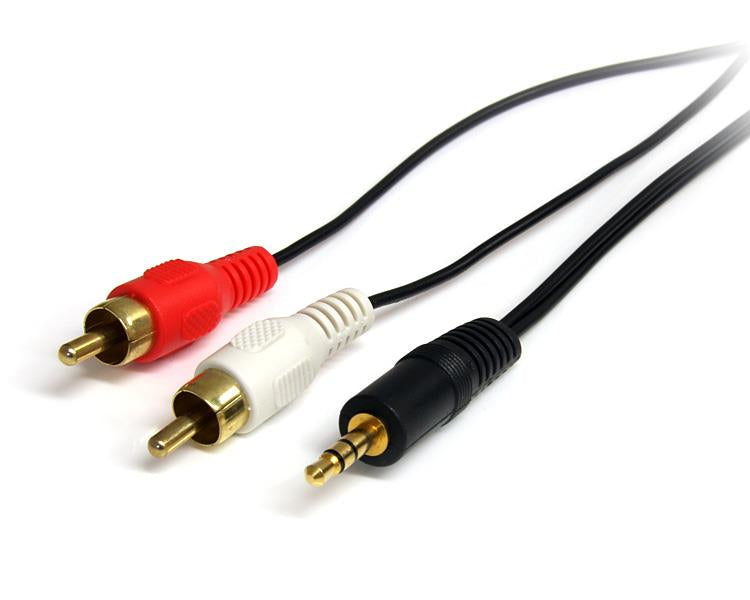 STARTECH CONSIG CABLE DE 1.8M DE AUDIO ESTEREO CABL 3.5MM MACHO A 2X RCA MACHO