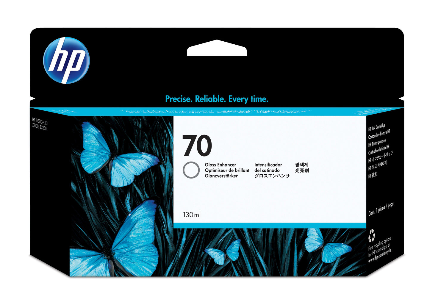 HP INC. HP 70 PIGMENTO GLOSS 130ML INK TINTA AMPLIO FORMATO C9459A