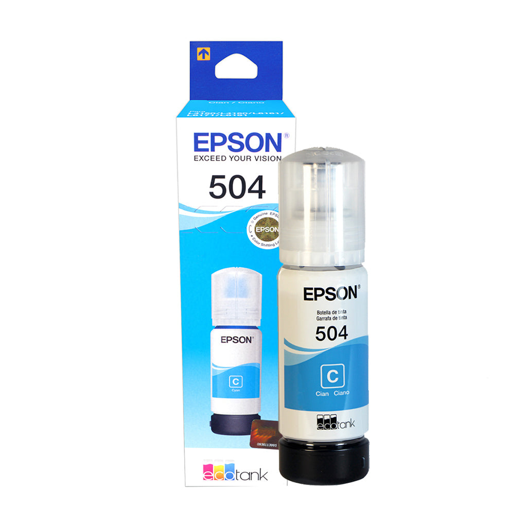 T504220-AL Botella de Tinta Cian T504 Epson