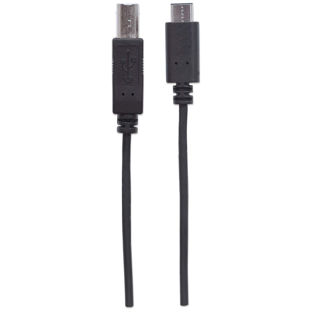 INTRACOM CABLE USB-C V2.0 C-B 2.0M NEGROCABL 480MBPS CABLE USB-C V2.0 C-B 2.0M NEGRO 480MBPS