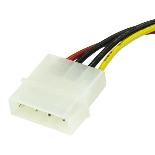 STARTECH CONSIG CABLE ADAPTADOR 15CM DE PODER CABL MOLEX LP4 4 PINES A SATA 15 PINES