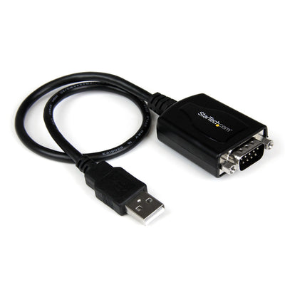 STARTECH CONSIG CABLE 0.3M USB A PUERTO SERIAL CPNT RS232 DB9 CON RETENCION PUERTO COM