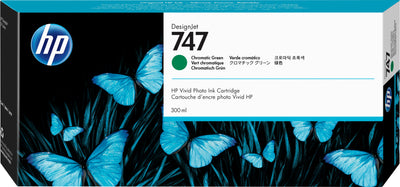 HP INC. HP 747 VERDE CROMO 300ML INK TINTA AMPLIO FORMATO P2V84A