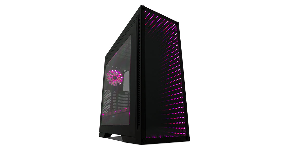 VORAGO ACCS GABINETE GAME FACTOR CSG601 SYST OPTICAL FULL ATX CRISTAL RGB