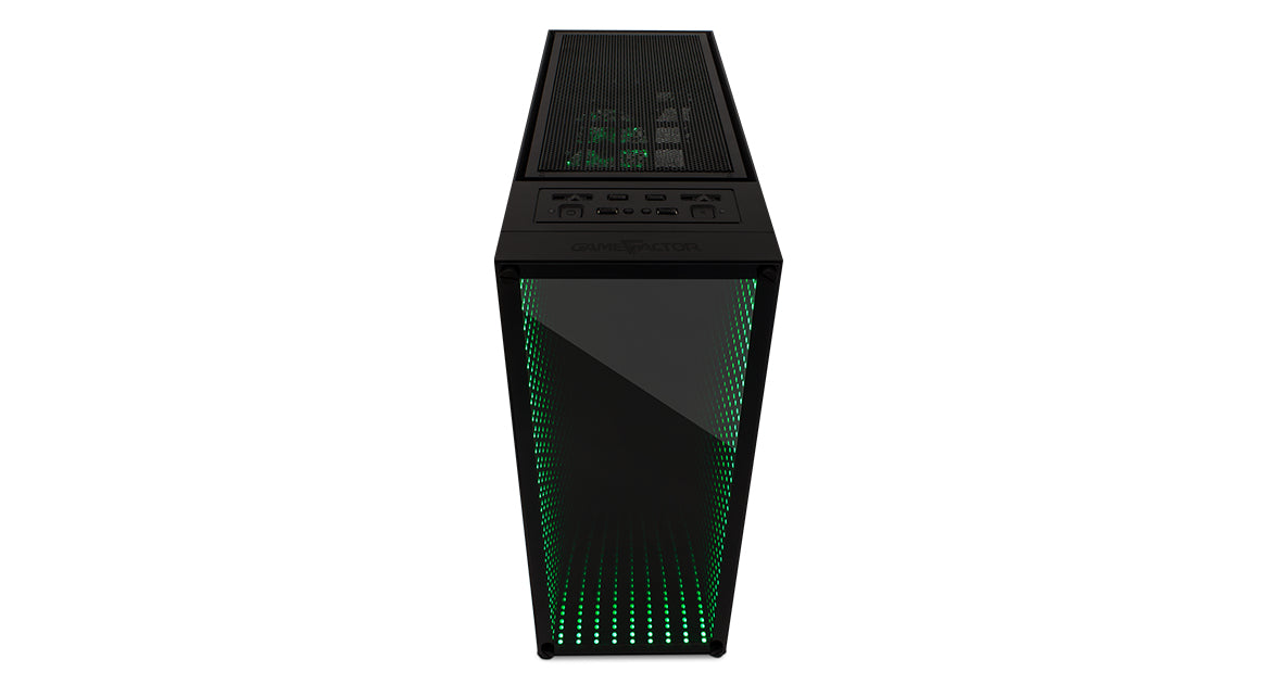 VORAGO ACCS GABINETE GAME FACTOR CSG601 SYST OPTICAL FULL ATX CRISTAL RGB