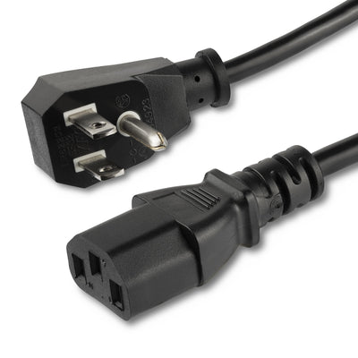 STARTECH CONSIG CABLE DE 3M DE ALIMENTACION CABL PLANO NEMA 5-15P A C13 PARA PC