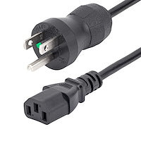 STARTECH CONSIG CABLE 4.5M DE ALIMENTACION PC CABL NEMA 5-15P A C13 TIPO HOSPITAL