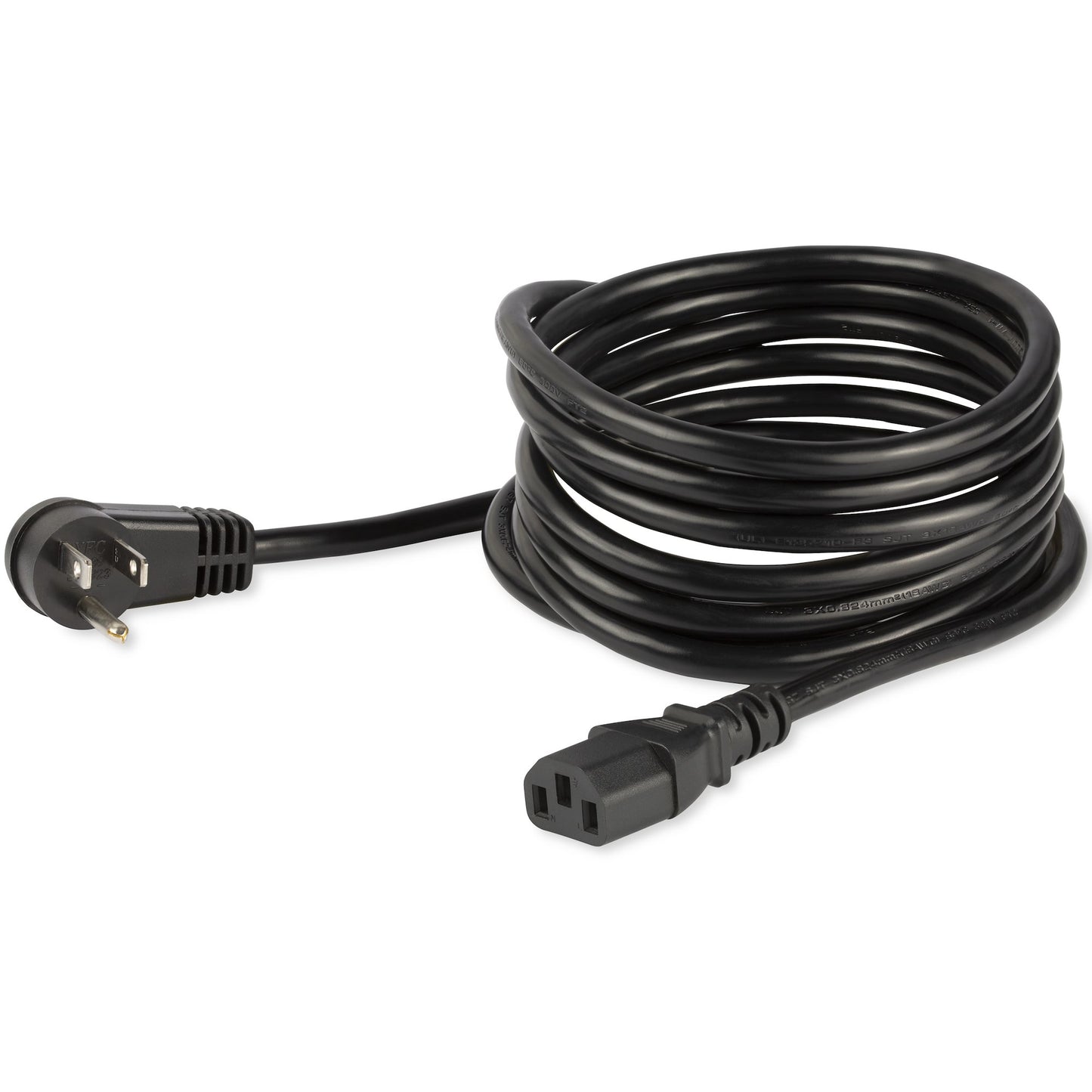 STARTECH CONSIG CABLE DE 3M DE ALIMENTACION CABL ACODADO NEMA 5-15P A C13 DE PC