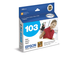 T103220-AL Cartucho Epson 103 Cian, 805 Páginas