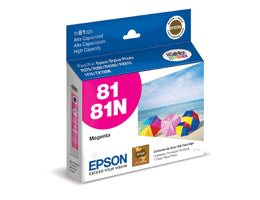 EPSON TINTA MAGENTA ALTA CAPACIDAD SUPL R270.290.T50.RX590.610.TX700W.TX72