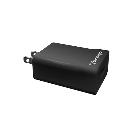 VORAGO CARGADOR PARA PARED AU-302 PWR FAST CHARGE 3.0A 1 USB NEGRO