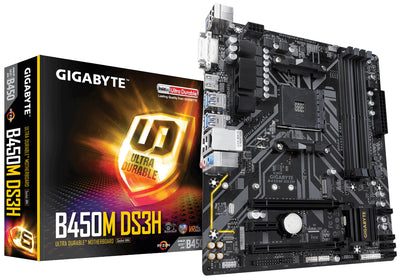 B450M DS3H V2 Tarjeta Madre Gigabyte micro ATX B450M DS3H V2, S-AM4, AMD B450, HDMI, 128GB DDR4 para AMD