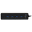 Adaptador concentrador Hub USB 3.0 STARTECH (5Gbps) Super Speed Portátil de 4 Puertos Salidas - Negro