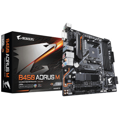 TARJETA MADRE GIGABYTE B450 CPNT AORUS M MATX AMD AM4 2TH DDR4/DVI - X-CUSTOMER NOT AUTHORIZED for IPN/VPN Number: F74006B