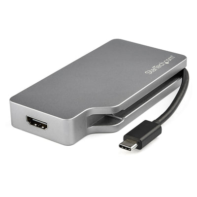 STARTECH CONSIG ADAPTADOR MULTIPUERTOS USB-C CABL DE VIDEO 4K 60HZ GRIS ESPACIAL