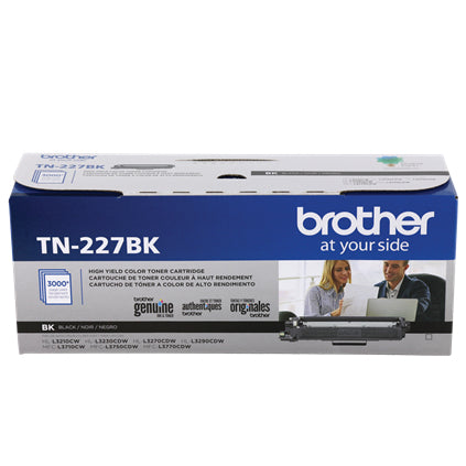 TN227BK Tóner Brother Alto Rendimiento Negro, 3000 Páginas