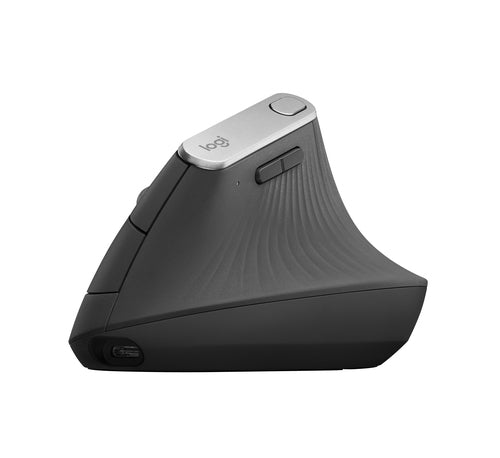 Mouse ergonómico MX Vertical Logitech, Inalámbrico, Bluetooth, 4000DPI, Negro