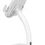 Soporte para tableta de escritorio 7.9 a 11" Manhattan, Soporta 1kg, De escritorio, Acero, Plástico, Blanco, Rotación 360°, Antirrobo