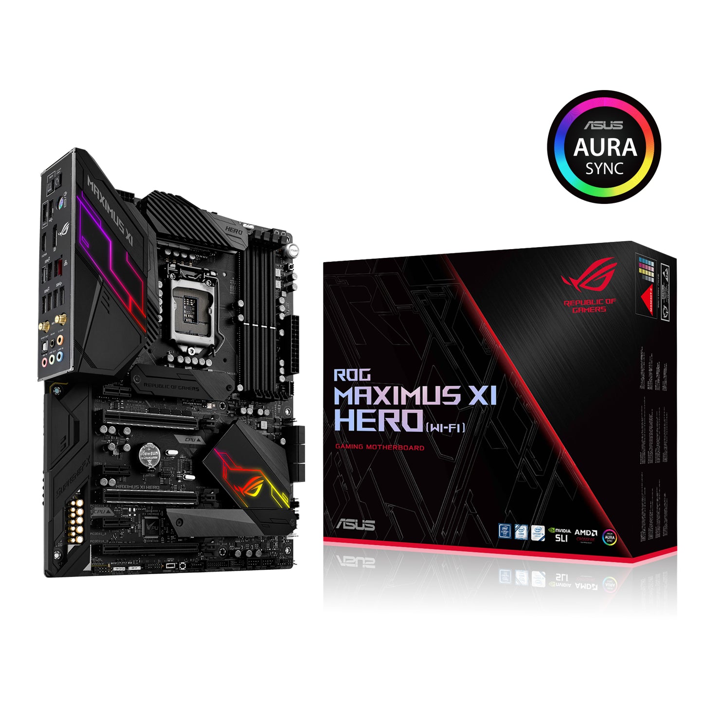 TARJETA MADRE ASUS ROG MAXIMUS CPNT XI HERO HDMI/DP LGA1151 8TH/9TH ATX - X-CUSTOMER NOT AUTHORIZED for IPN/VPN Number: F6300NC