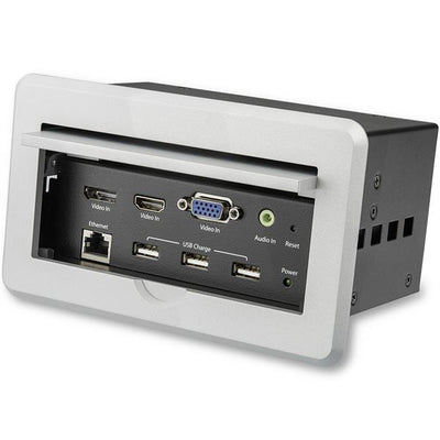 STARTECH CONSIG GABINETE DE CONECTIVIDAD CPNT AUDIO VIDEO PARA MESAS 4K