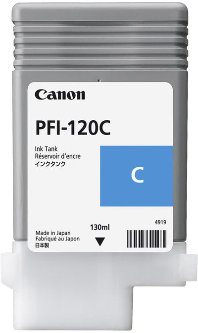 CANON CARTUCHO INKJET PFI-120 C CYAN INK 130ML P PLOTTER SERIE TM