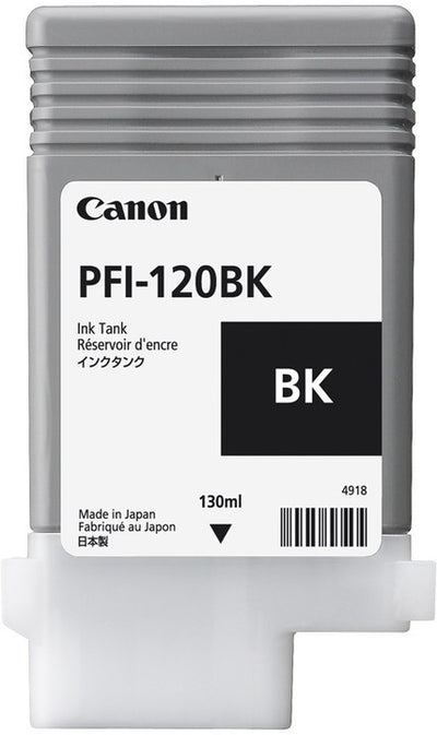 CANON CARTUCHO INKJET PFI-120 BK INK NEGRO 130ML P PLOTTER SERIE TM