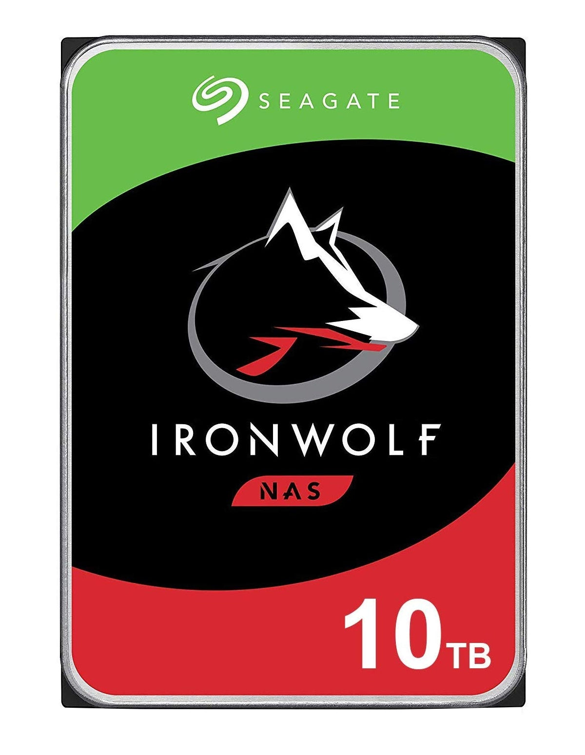 ST10000VN000 Disco Duro para NAS Seagate IronWolf Air 3.5" de 1 a 8 Bahías, 10TB, SATA III, 6 Gbit/s, 7200RPM, 256MB Caché