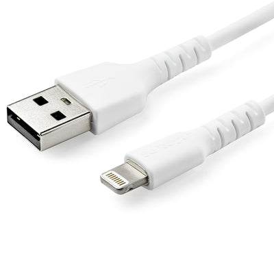 STARTECH CONSIG CABLE DE 1M USB A LIGHTNING CABL CERTIFICADO MFI APPLE BLANCO