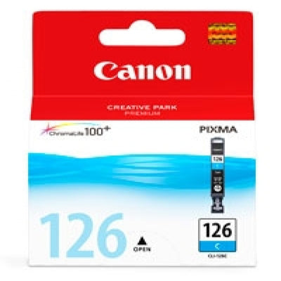 CANON CARTUCHO DE TINTA CLI-126 C INK CYAN PARA IP4810 / IP4910 / IX651