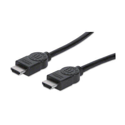 Cable HDMI MANHATTAN 1.4 4K M-M 15.0M - Cable HDMI de alta velocidad, negro