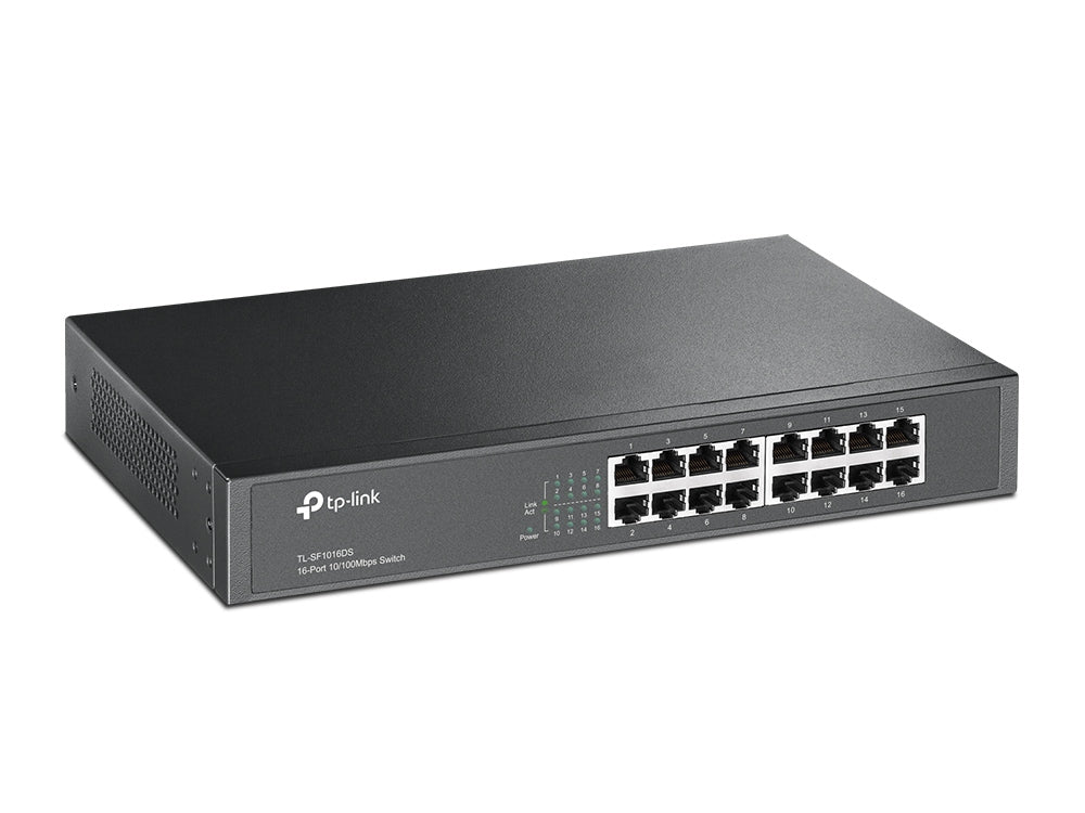 TP-LINK SWITCH DE 16 PUERTOS ETHERNET. PERP ESCRITORIO/RACK SIN ADMIN